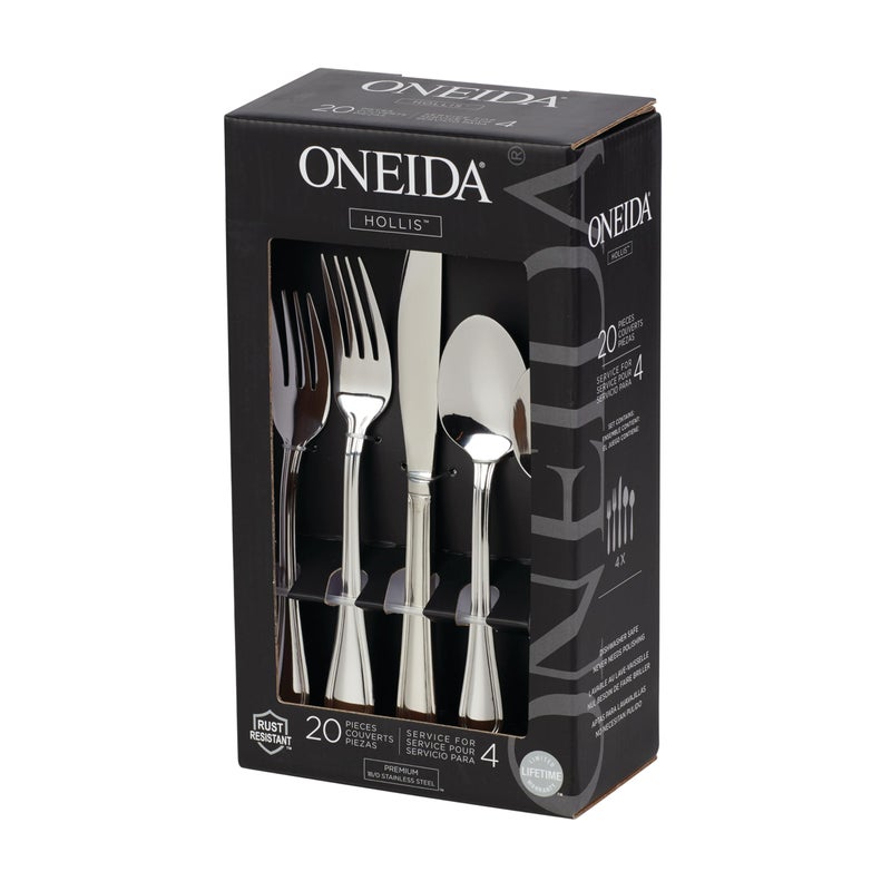 ONEIDA مجموعة هوليس 20 قطعة (3) - Image 5
